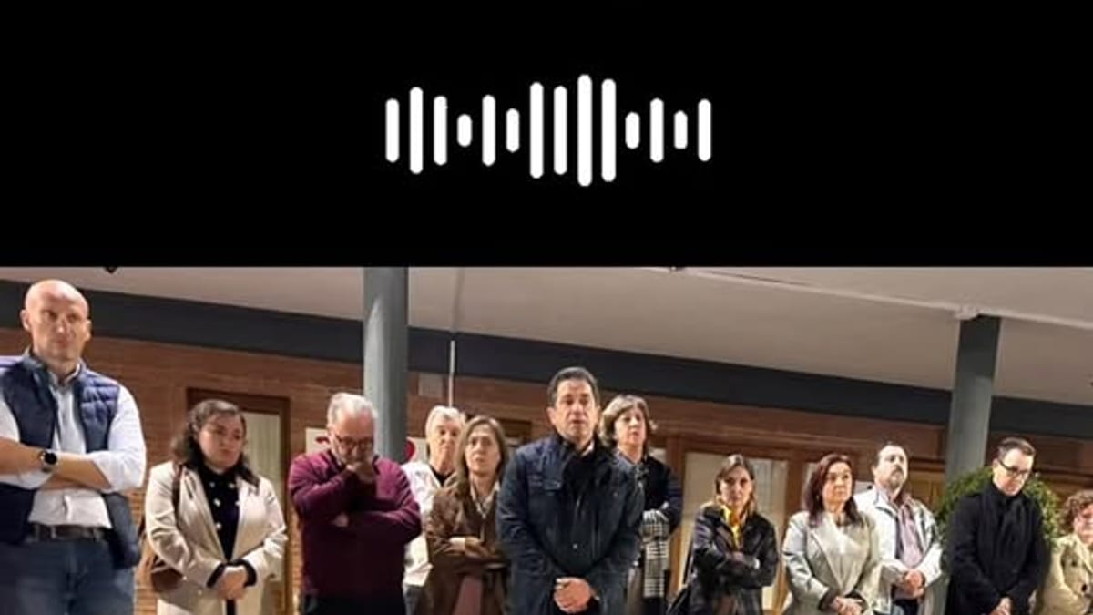 Minuto de silencio en Bolaños de Calatrava con participación del presidente de la Diputación de Ciudad Real