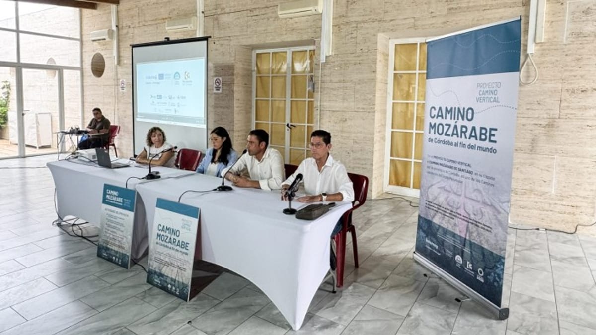 Presentación del programa Camino Vertical en Obejo para la gestión inteligente del Camino Mozárabe de Santiago en Córdoba