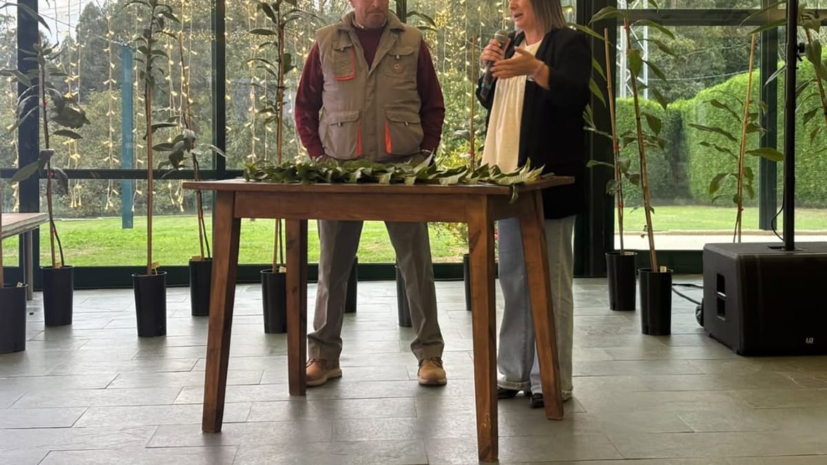 Cristina Capelán, diputada de Mar y Medio Rural, en la jornada formativa de la Asociación Galega das Castañas e dos Soutos