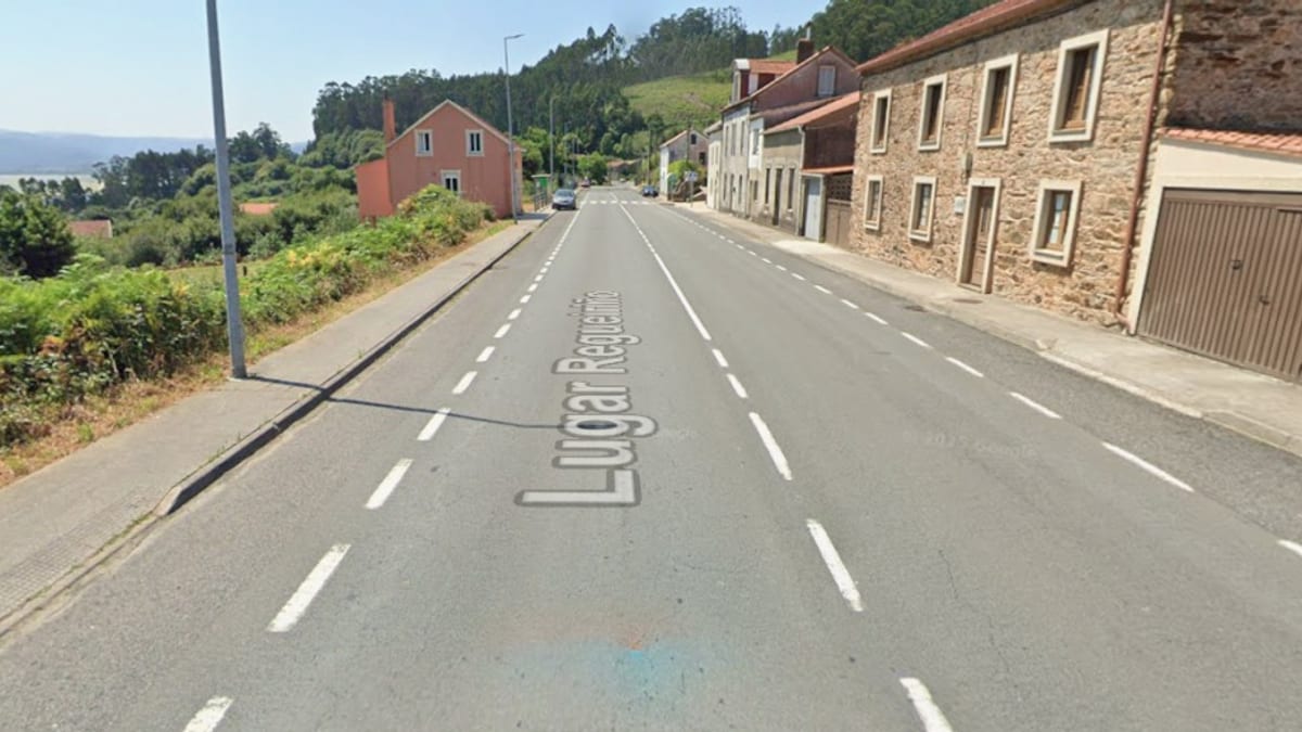 Carretera provincial en Cariño y Cedeira que será objeto de mejora y renovación del firme