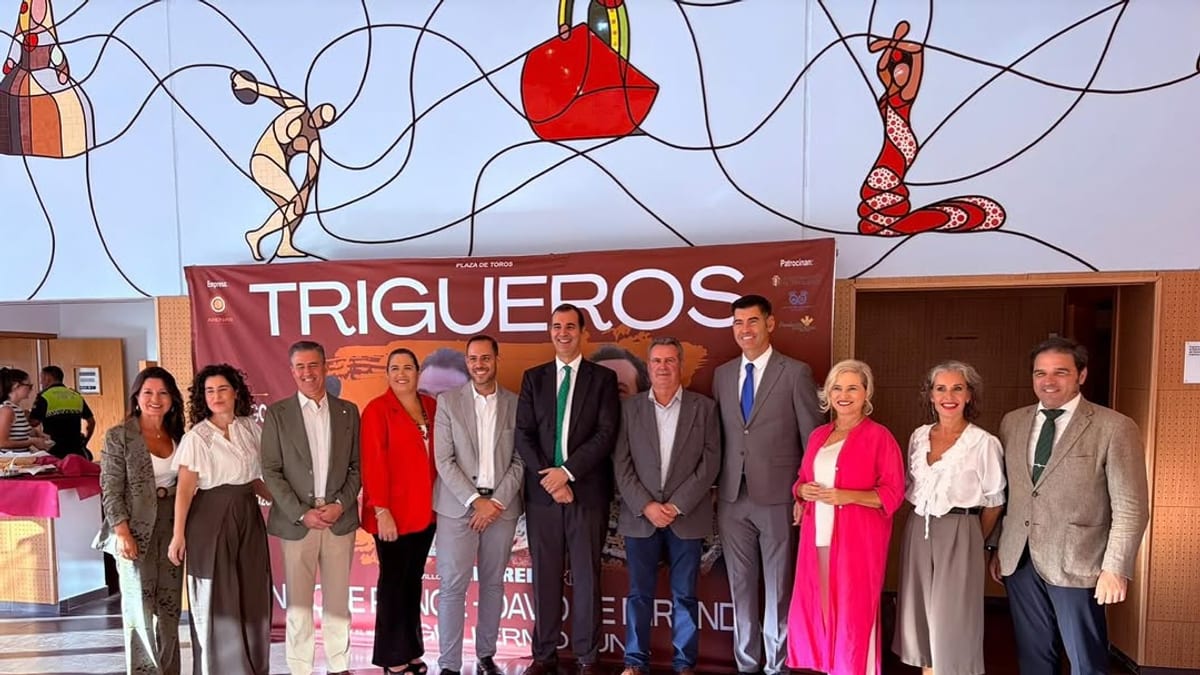 Momento de las XXIX Jornadas Agrícolas de Trigueros con participación de la Diputación de Huelva