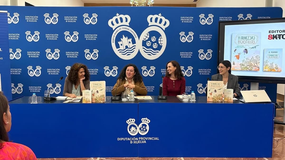 Portada del cuento '11 Princesas y Castillos' presentado por la Diputación Provincial de Huelva
