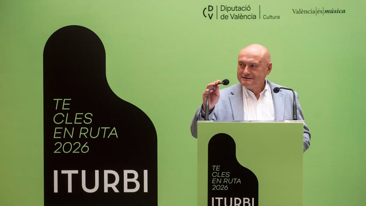Cartel del Ciclo de Conciertos de Piano Amparo Iturbi 2026 de la Diputación de Valencia