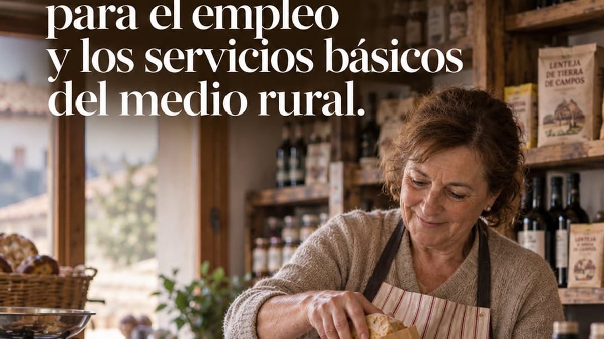 Cartel informativo de la Diputación de Valladolid sobre comisiones extraordinarias de octubre con inversión de cerca de un millón de euros para empleo y servicios básicos del medio rural