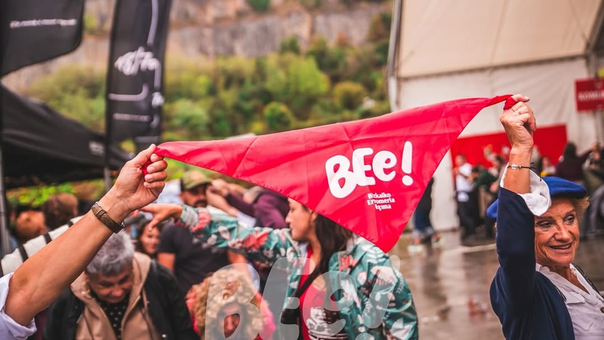 Participantes en el Bizkaiko Erromeria Eguna 2026 en Vizcaya