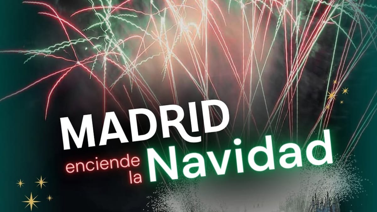 Cartel del encendido de la Navidad en Madrid el 21 de noviembre en la Plaza de Cibeles