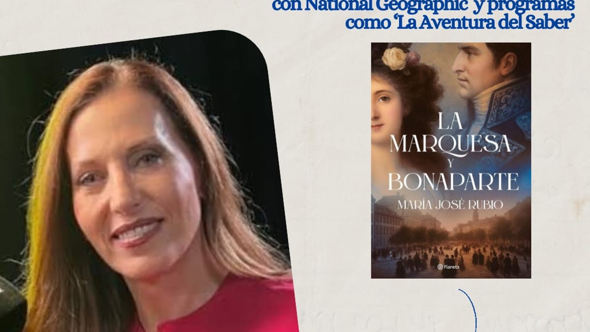 Cartel del encuentro literario con María José Rubio en Pinto, 26 de octubre a las 19:00 en Casa de la Cadena