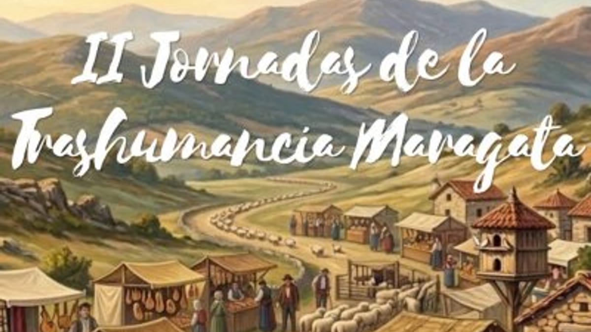 Cartel promocional de las II Jornadas de la Trashumancia Maragata en Entrín Alto, celebradas los días 31 de octubre y 1 de noviembre