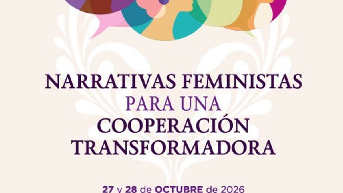 Cartel del programa de la Escuela de Cooperación Feminista celebrada el 27 y 28 de octubre de 2026 en Oviedo