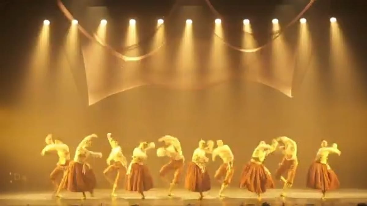 Cartel de Española Fugaz, propuesta escénica del Alejandro Lara Dance Project en el TAM de San Sebastián de los Reyes