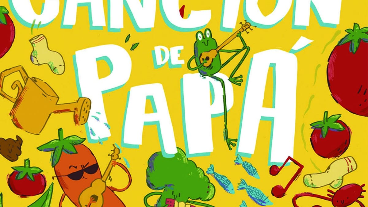 Cartel del espectáculo infantil Una Canción de Papá presentado por D.R Sapo