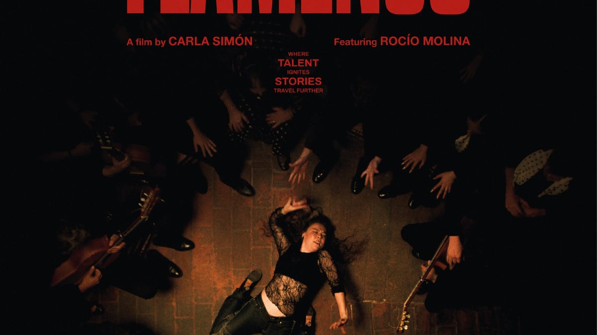 Cartel promocional del documental Flamenco de Carla Simón con fotografía de Rocío Molina