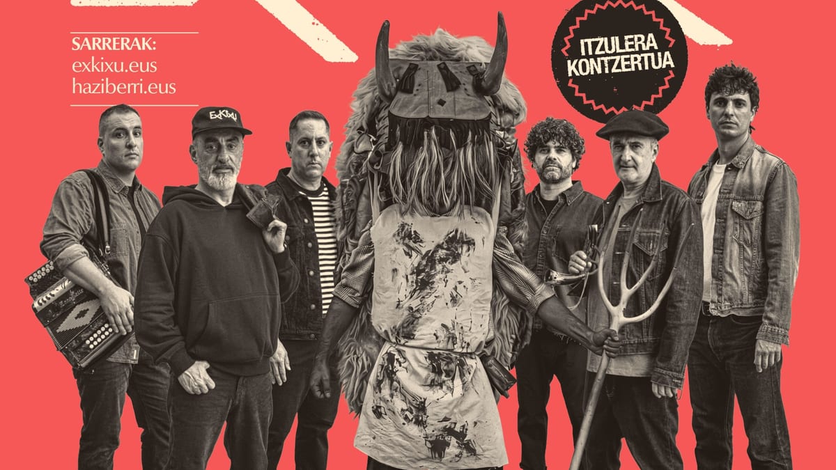 Anuncio del concierto de regreso de Exkixu en Bilbao Arena el 17 de abril de 2027