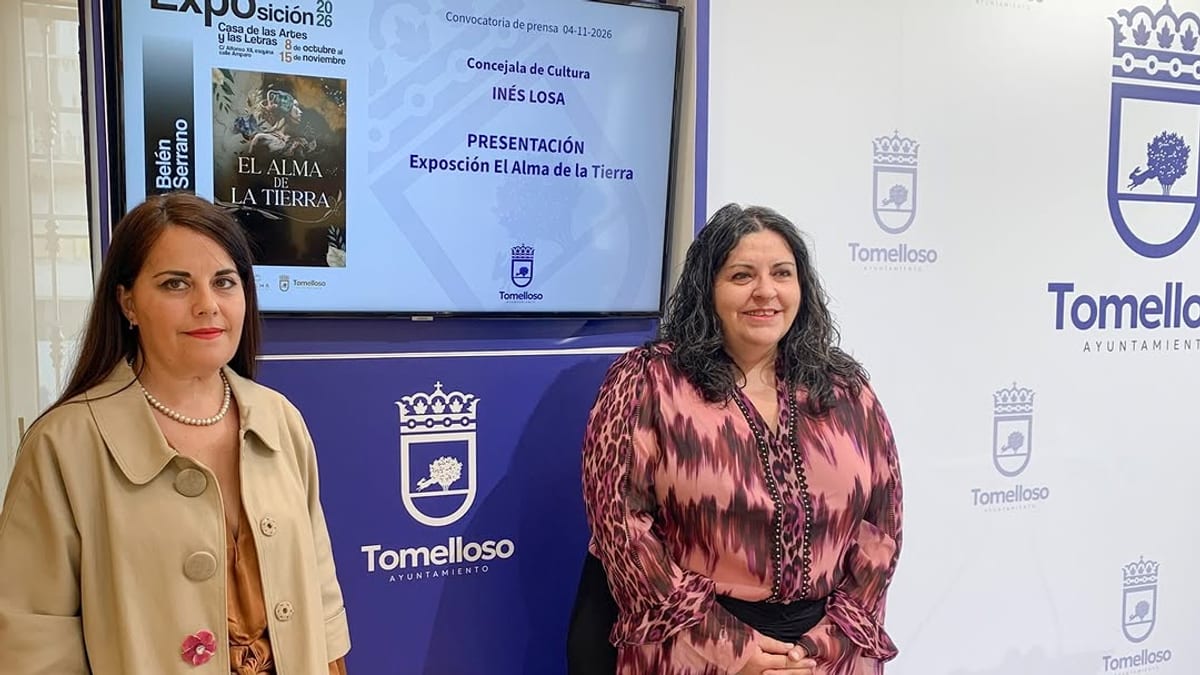 Presentación de la exposición 'El alma de la tierra' de Carmen Belén Serrano en CALMA, Tomelloso