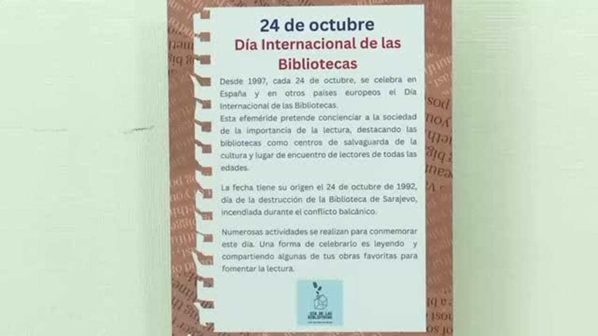 Cartel promocional de la exposición Bibliotecas mágicas III en la biblioteca Marcos Ana de San Sebastián de los Reyes