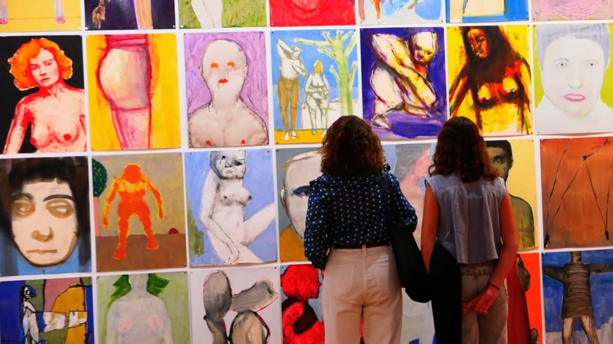 Cartel de la exposición de Javier Pagola en la FAP de San Clemente