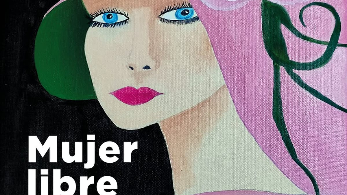Cartel de la exposición 'Mujer libre' de Cristina Casado en Valdemoro