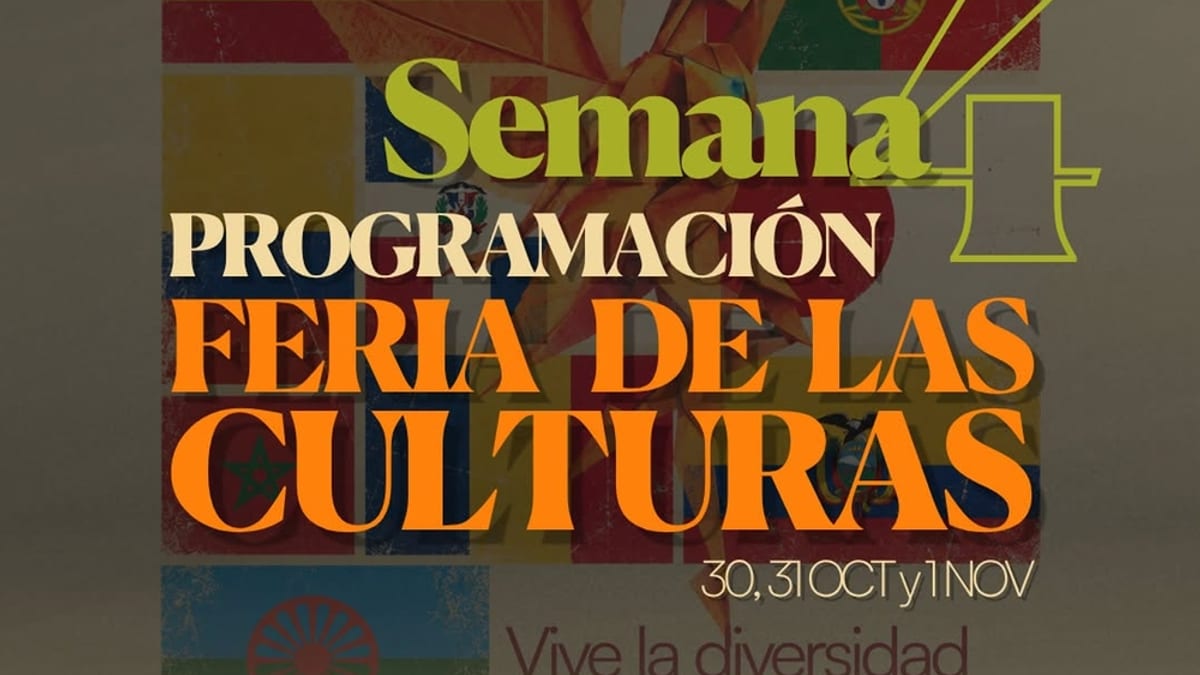 Cartel de la Feria de las Culturas de Cuenca 2024, celebrada del 30 de octubre al 1 de noviembre en el Parque de San Julián