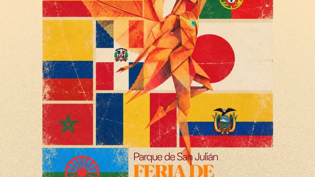 Cartel de la Feria de las Culturas de Cuenca, 30 de octubre al 1 de noviembre en el Parque de San Julián