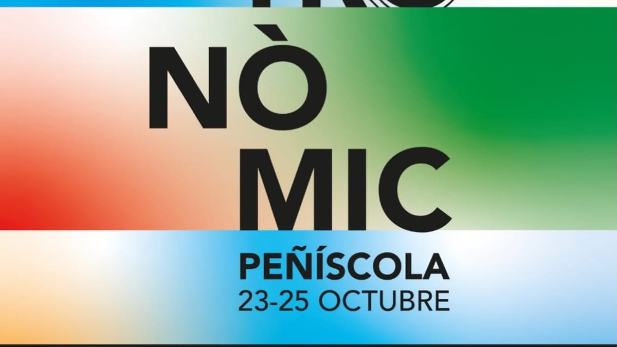 Cartel del Festival Gastronómico Castelló Ruta de Sabor con información de dates, ubicación y logo del festival en Peñíscola