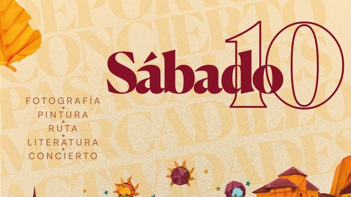 Cartel del Festival de Otoño de Cuenca del sábado 10 con actividades de arte, deporte y ocio
