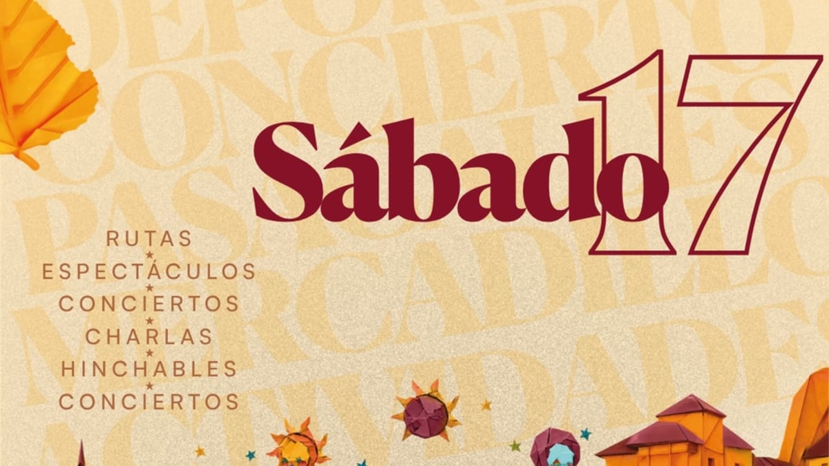 Cartel del Festival de Otoño de Cuenca con programa de actividades para el sábado 17