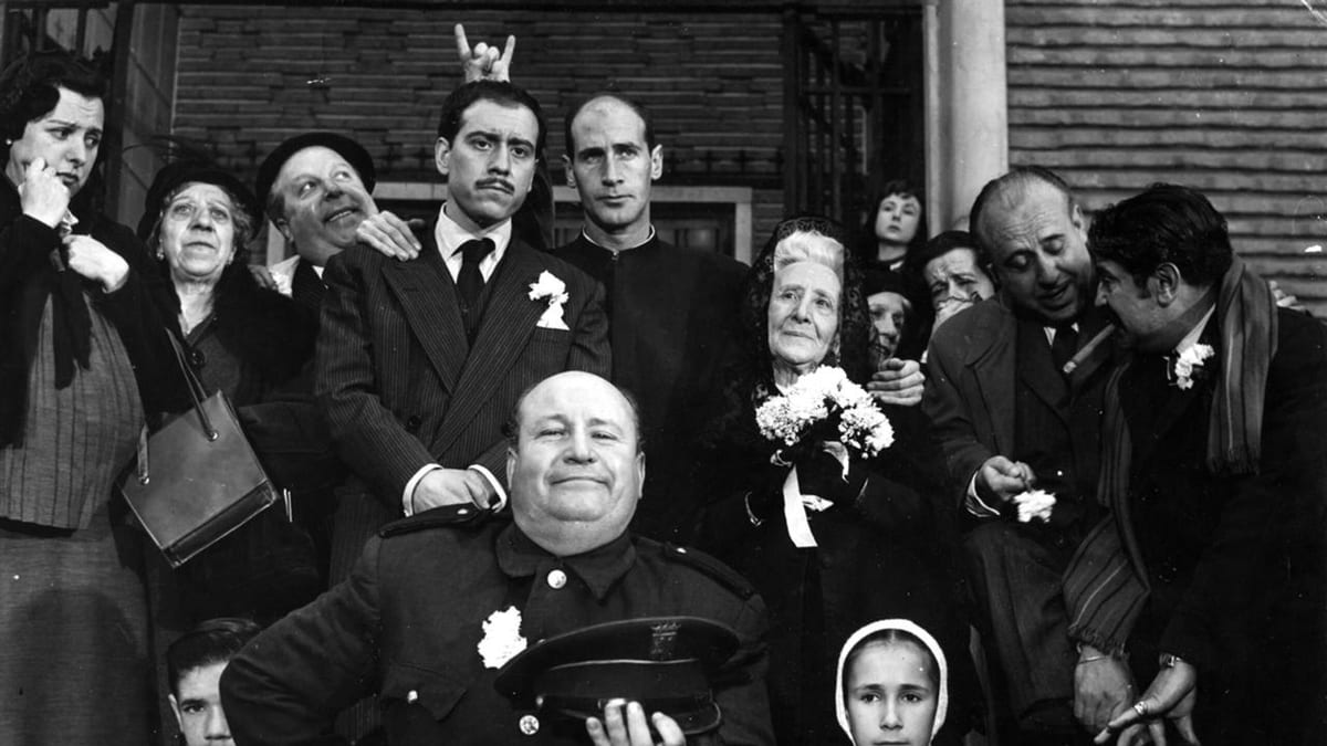 Cartel del seminario de la Filmoteca Valenciana sobre 'El pisito' y clásicos del cine español