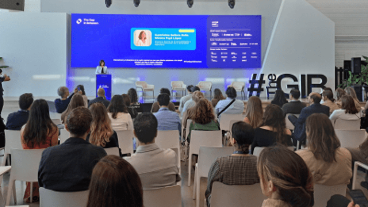Mónica Payá, directora general de Emprendimiento de la Generalitat Valenciana, en la inauguración del encuentro Gap in Between