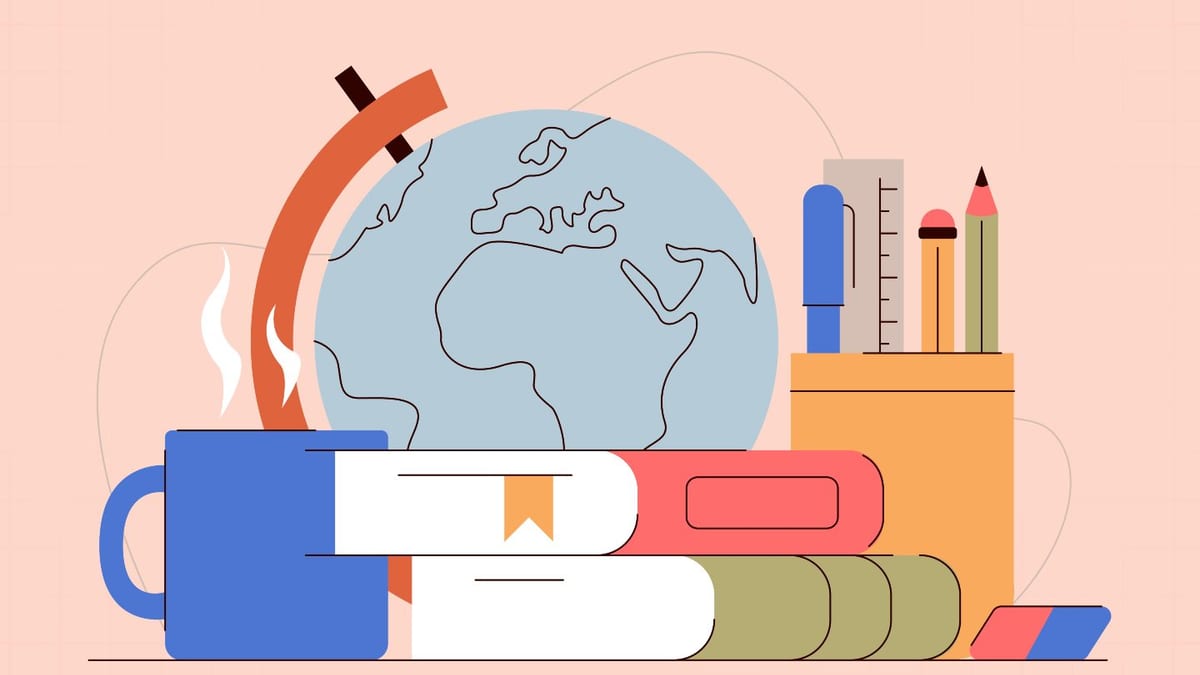 Cartel del Ministerio de Educación, Formación Profesional y Deportes con la inscripción 'Feliz Día Mundial de los docentes' en conmemoración del 5 de octubre