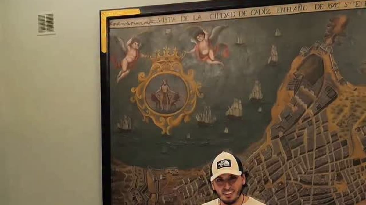 Artefactos y tesoro de la fragata Nuestra Señora de las Mercedes expuestos en el Museo de las Cortes de Cádiz