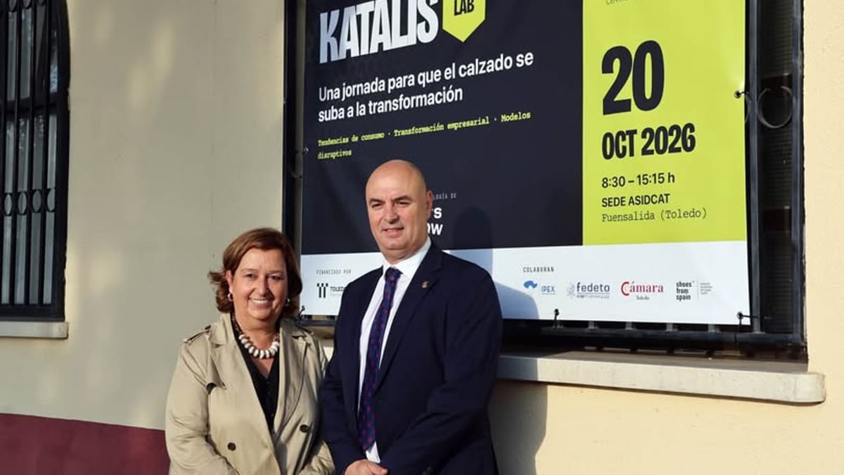 Jornada Katalis Lab en Fuensalida: participantes del sector del calzado en el evento organizado por ASIDCAT con colaboración de la Diputación de Toledo
