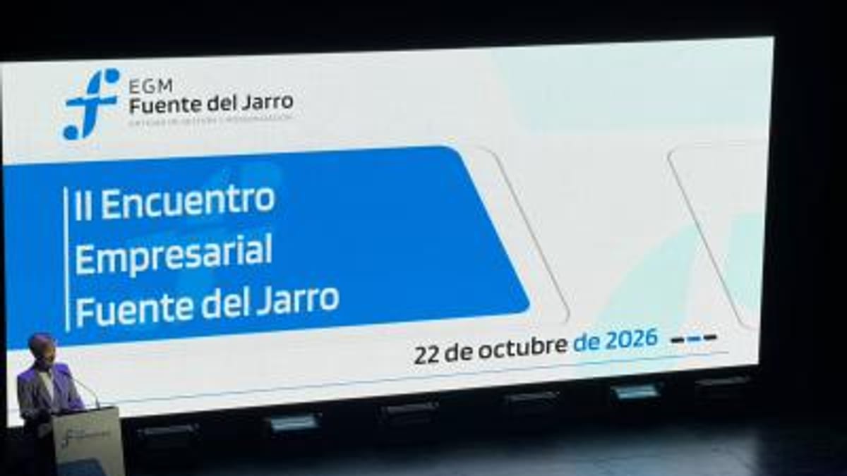 Cartel del III Encuentro Empresarial de Fuente del Jarro del 22 de octubre de 2026