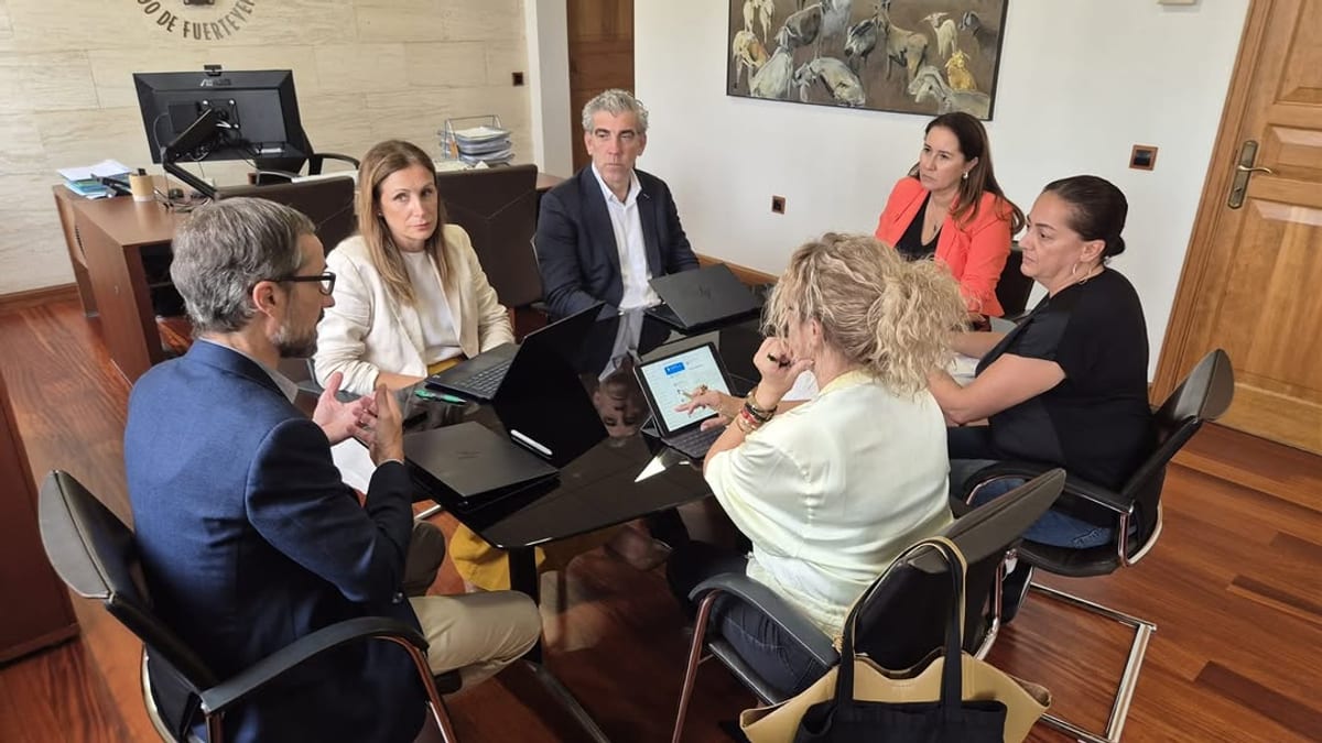 Reunión de coordinación entre el Cabildo de Fuerteventura y Red Eléctrica sobre el desmantelamiento de la línea eléctrica