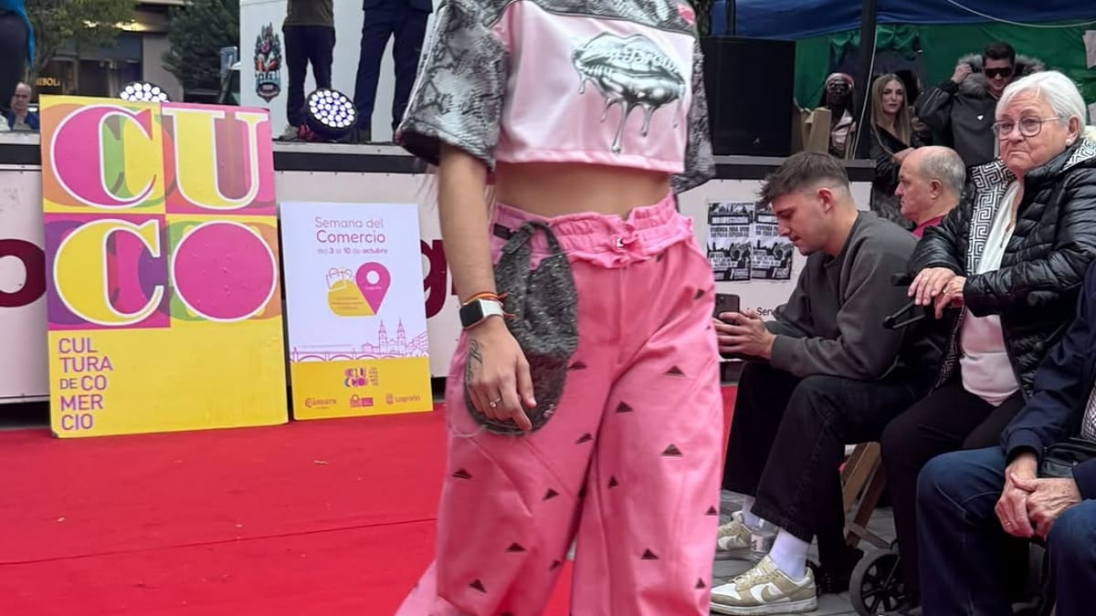 Momento de la II Gala CUCO de la Moda Riojana celebrada en el Parque Gallarza de Logroño