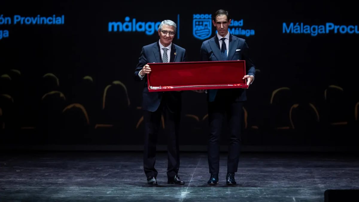 Gala de la Tauromaquia en el Teatro Cervantes de Málaga, con la presencia del presidente de la Diputación, Salado Escaño