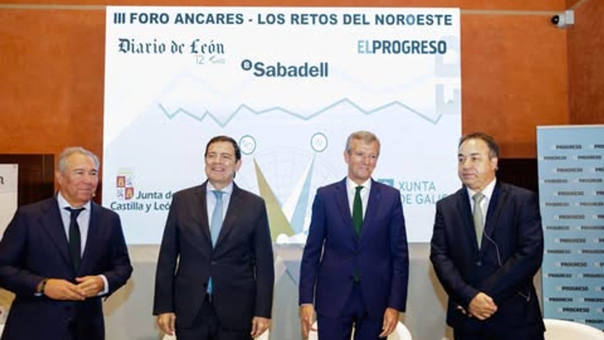 Logo del III Foro Ancares - Los retos del noroeste con logos de patrocinadores