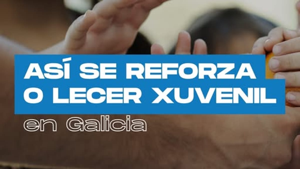 Cartel informativo de la Xunta de Galicia sobre el refuerzo del ocio juvenil en Galicia con cambios en la normativa de juventud