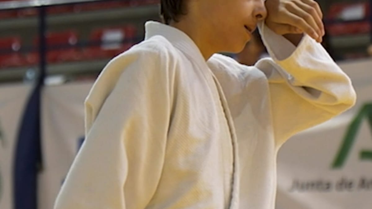 Secuencia de judo de R. Garre Calvache en la Supercopa de España celebrada en Cádiz