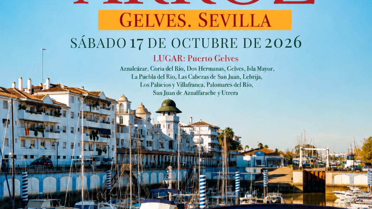 Cartel promocional del XXIV Concurso de Recetas Caseras de Arroz en Gelves, Sevilla, 17 de octubre de 2026