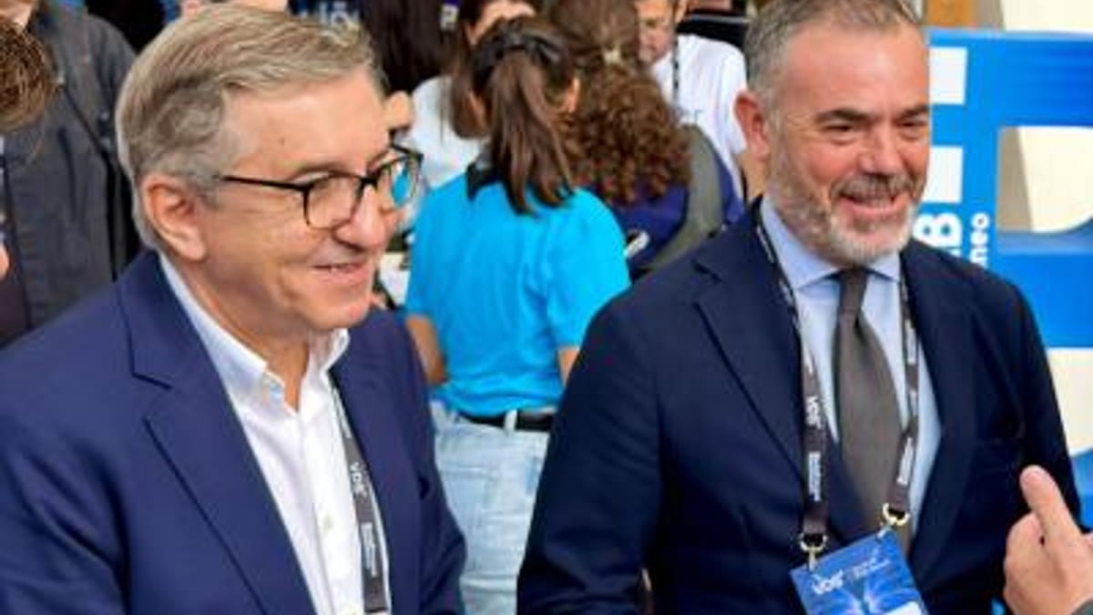 José Díez y José Antonio Rovira en el Valencia Digital Summit, encuentro tecnológico internacional de la Generalitat Valenciana