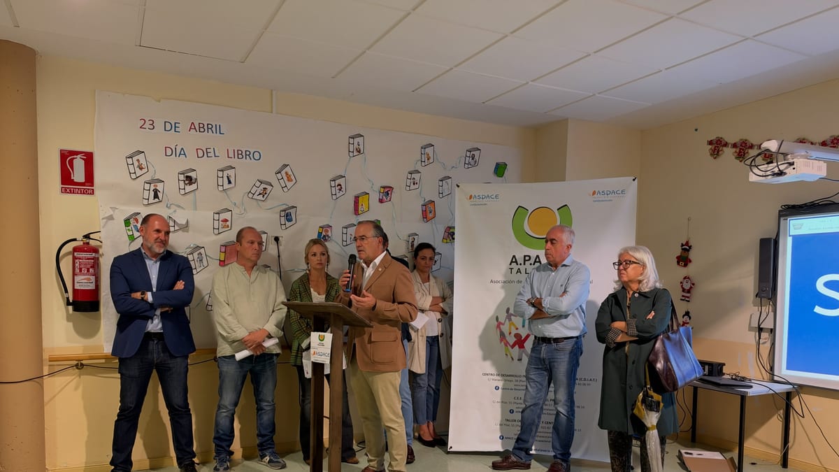 Gregorio del Ayuntamiento de Talavera de la Reina destaca la labor de APACE Talavera en el Día Mundial de la Parálisis Cerebral