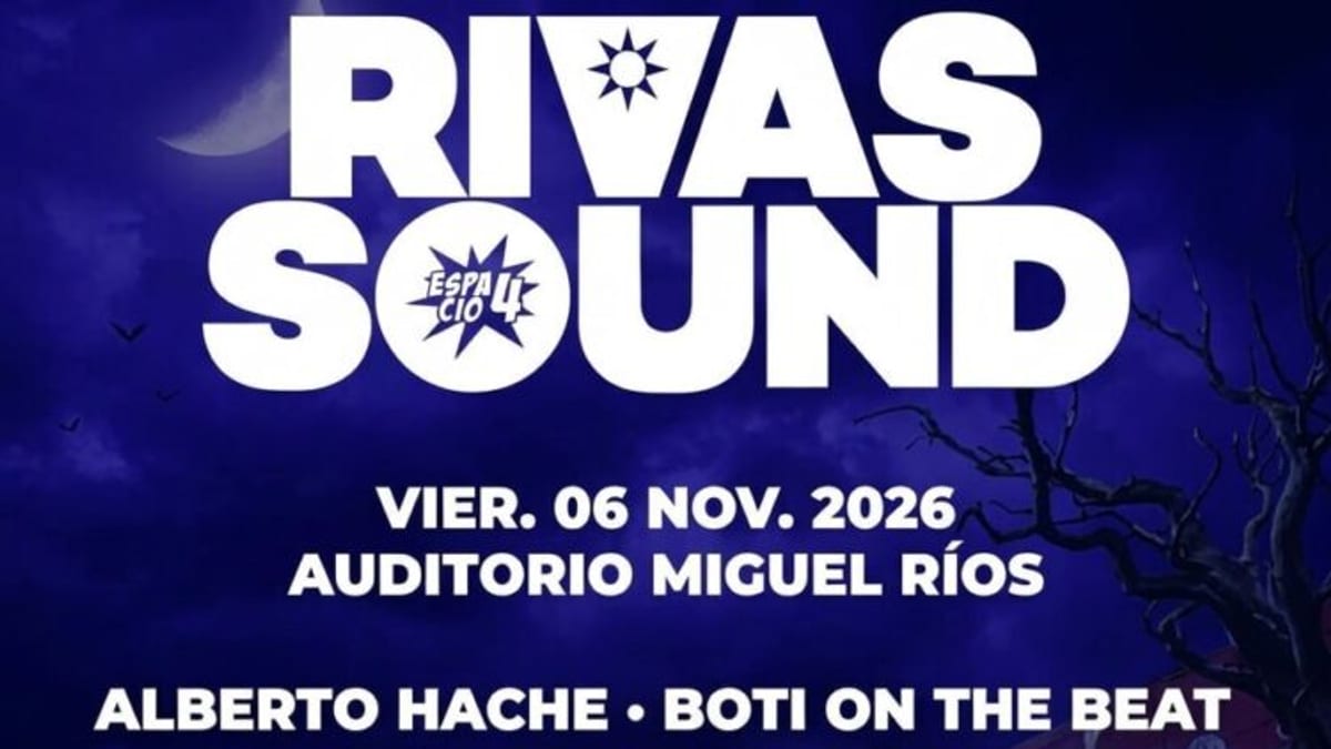Cartel de la Fiesta de Halloween 2026 de Rivas Vaciamadrid con artistas confirmados