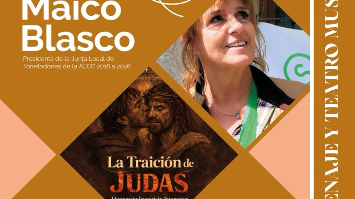 Cartel del homenaje a Maico Blasco con detalles del evento de teatro musical en el Teatro Bulevar de Torrelodones