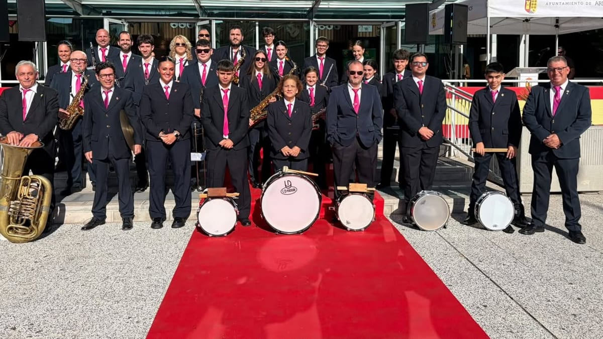 Banda Municipal de Música Villa de Humanes en acto conmemorativo del Día de la Hispanidad