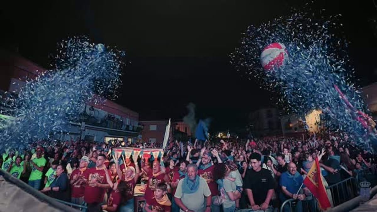 Fotograma del vídeo resumen de las fiestas de Humanes de Madrid con momentos de celebración y convivencia vecinal