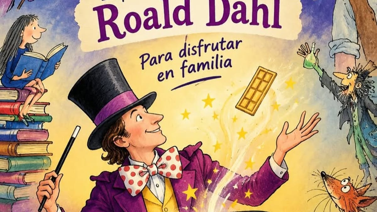 Cartel del show de magia inspirado en Roald Dahl que se celebrará en Humanes de Madrid el 9 de octubre de 2026