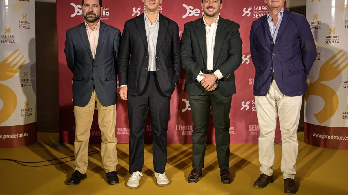 Cartel de la I Fiesta de la Vendimia en Villanueva del Ariscal, iniciativa Sabores de la Provincia de Sevilla de la Diputación