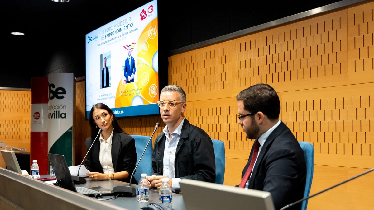Cartel del III Foro Prodetur de Emprendimiento organizado por la Diputación de Sevilla