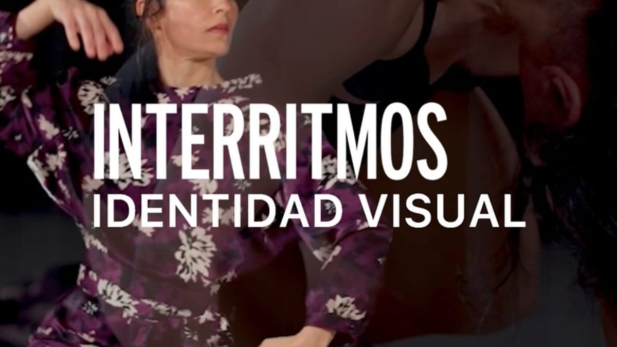 Cartel de INTERRITMOS, formación en identidad visual para proyectos de música y danza en Málaga