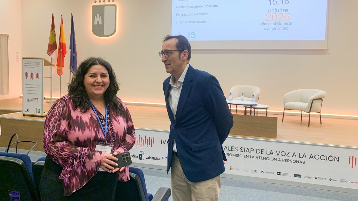 Asistentes a la apertura de las IV Jornadas Regionales SIAP en el Hospital General de Tomelloso